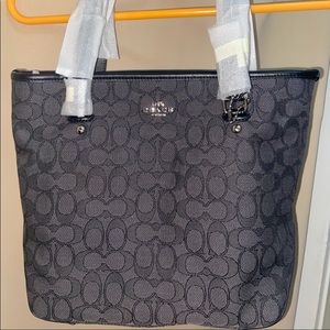 Coach Black Smoke Bag